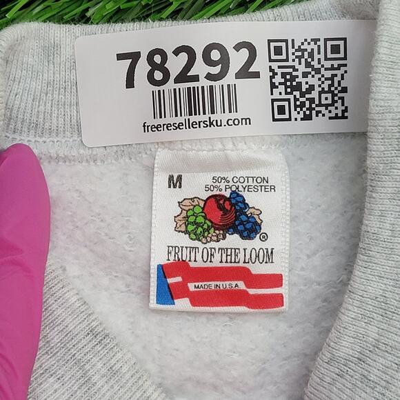 Vintage 1994 Train Sweatshirt Womens Medium 20x21 Waldwick - Picture 10 of 10